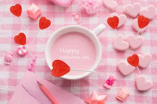 Miniatura 5 de Paletas rojas para el día de San Valentín, con doble forma de corazón, sabor a cereza, Kosher Parve, envueltas individualmente, (media libra)