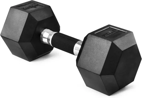 Miniatura 14 de Yes4All Mancuerna Hexagonal con Revestimiento de Agarre de Goma – Pesas de Mano con Antideslizante 5-50 LBS Individual A. 5 libras