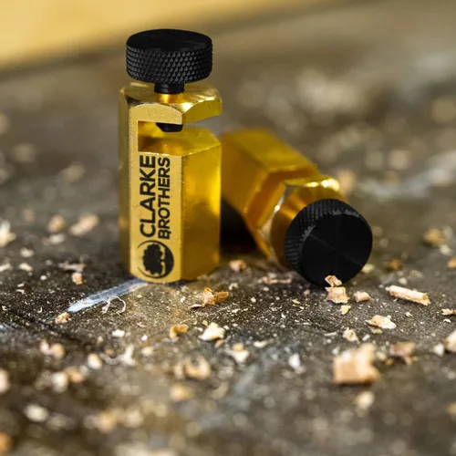 Miniatura 4 de Clarke Brothers Medidor de banda de rodadura de 2 piezas para marcos convencionales cuadrados o cuadrados de carpintería – Juego de medidores