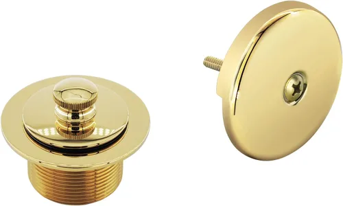 Miniatura 7 de Kit de drenaje de bañera y ducha roscado de 1-3/4 pulgadas utilizado para repalcing Moen T90331BG, con ensamblaje de drenaje Push-N-Lock, oro Oro