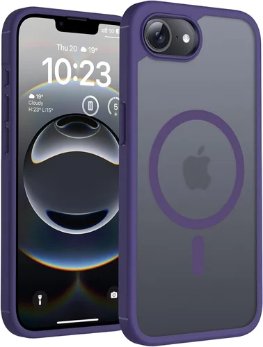 Miniatura 139 de TOCOL Funda magnética 3 en 1 para iPhone 14 Pro, mejorada [protección completa de cámara] con 2 protectores de pantalla, funda de grado militar Azul