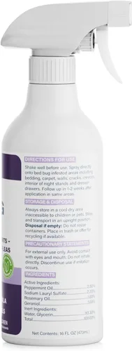 Miniatura 7 de Spray para el hogar, colchón, muebles y alfombras, tratamiento matador de insectos para ácaros del polvo, pulgas y piojos, aceite esencial natural