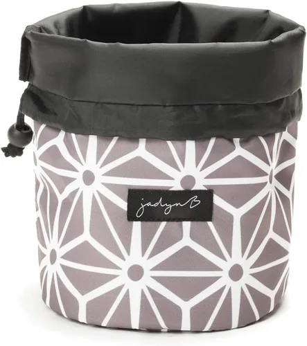 Miniatura 8 de Jadyn Organizador de Maquillaje Duradero con Cierre de Cordón - Bolsa Compacta de Viaje para Maquillaje - 7 Bolsillos Interiores para Cosméticos