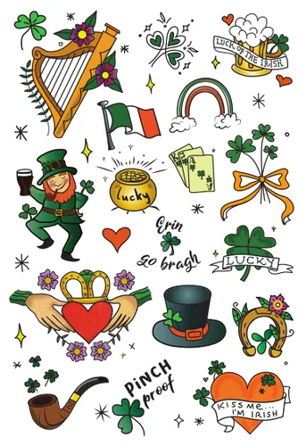 Miniatura 10 de Tatsy Juego de chicano, calcomanía temporal de tatuaje para hombres y mujeres, tatuajes falsos de temperatura corporal, chicana, vato, latín