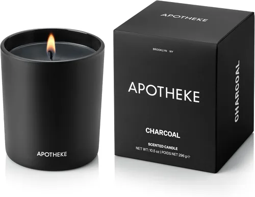 Miniatura 25 de Apotheke Velas perfumadas exclusivas para el hogar, lavanda Hinoki, 10.5 onzas, cera de soja, no tóxica, tarro grande blanco, velas de lujo regalos