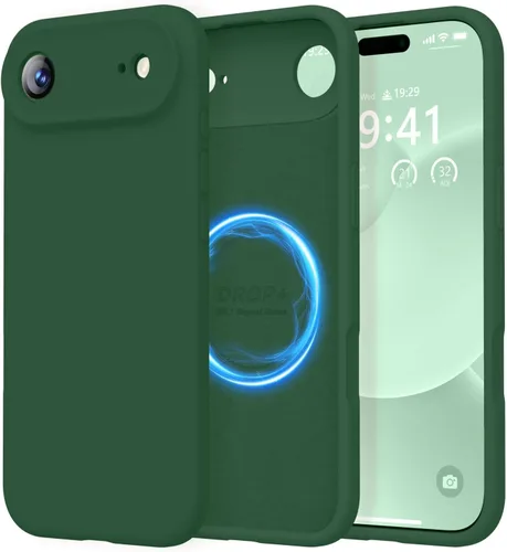 Miniatura 81 de LOVE 3000 Compatible con Funda para iPhone 15, [Cámara de Cobertura Completa de Silicona Suave] [Protección contra Caídas de 8 pies], Forro de Negro