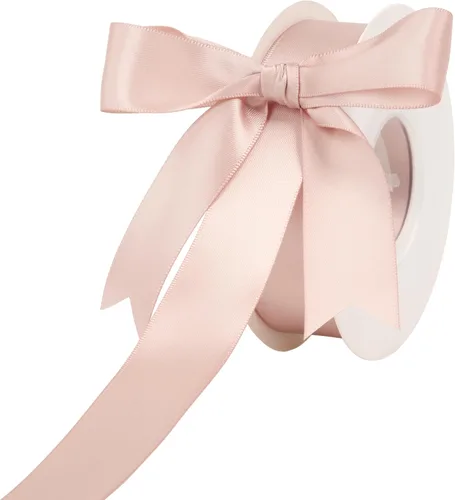 Miniatura 10 de Cinta de satén blanca de 1 pulgada de doble cara, 25 yardas para envoltura de regalos, ramo de novia, decoración de boda, decoración de fiesta
