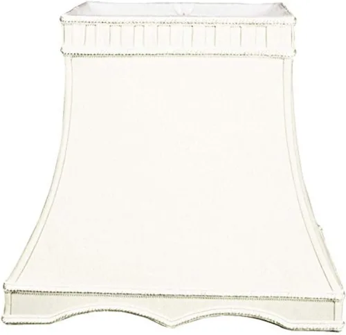 Miniatura 7 de Royal Designs - Pantalla rectangular para lámpara de diseño, color beige, (8 x 6) x 12 x 8 pulgadas x 11 pulgadas