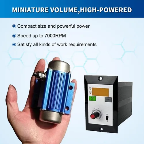 Miniatura 3 de ATO Motor de vibración, motor de vibración sin escobillas Micro DC de 15 W, control de pantalla de velocidad variable de 12 V/24 V, protección IP65