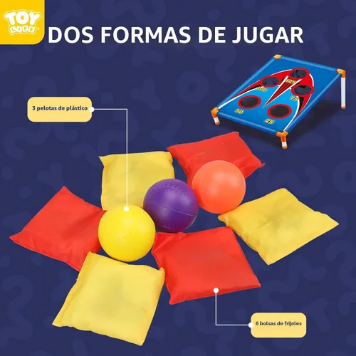Miniatura 7 de TOY Life Bean Bags Toss Carnival Games, Cornhole, Outdoor Toys for Kids Ages 4-8, Backyard Game Sports & Outdoor Play, Outside Toys for Ages 5-7