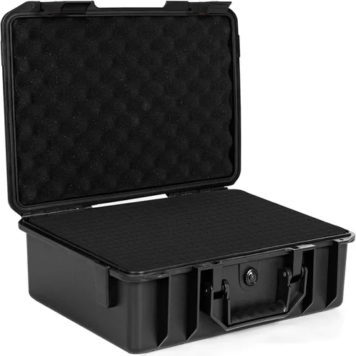 Miniatura 10 de Estuche de transporte duro, caja de almacenamiento a prueba de golpes con espuma personalizable, caja de herramientas protectora portátil de 11