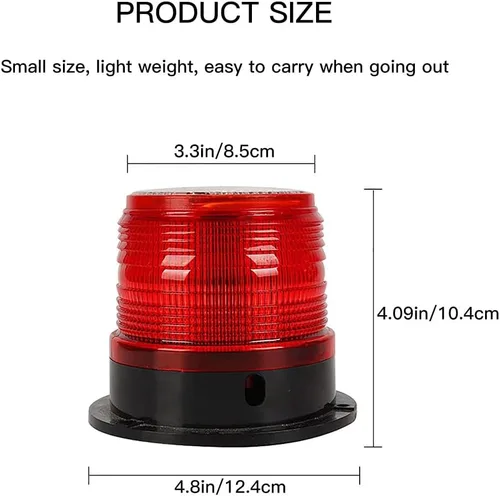 Miniatura 6 de DYK&NX Luz LED de ancla de navegación marina para yate con carga solar, material PC, impermeable y a prueba de polvo para luces de proa y popa