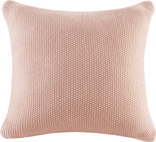Miniatura 17 de Ink+Ivy Bree - Funda de almohada de punto de textura suave, funda decorativa europea, diseño de estilo de vida de cabaña para sofá, cama, sala