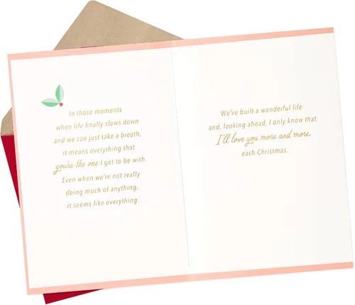 Miniatura 2 de Hallmark Tarjeta romántica de Navidad (Todo lo que quiero para Navidad)