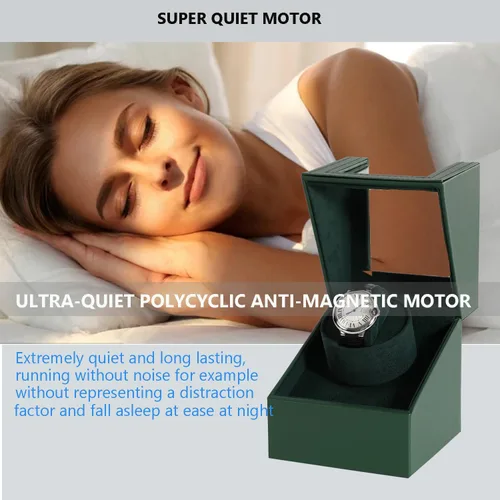 Miniatura 3 de Bobinadora de reloj para relojes automáticos Caja de reloj Bobinadora automática Motor japonés con opción de batería