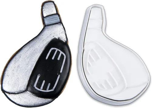 Miniatura 10 de Mostop Cortador de galletas deportivo con sellos, juego de 3 piezas de cortador de galletas de fútbol, fútbol, casco, juego de fútbol, herramientas