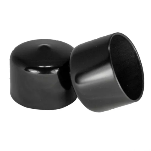 Miniatura 6 de Prescott Plastics Tapones de plástico flexibles de 1/2" (12.7 mm) de diámetro exterior, tapas redondas de tubo de metal negro, inserciones fuertes