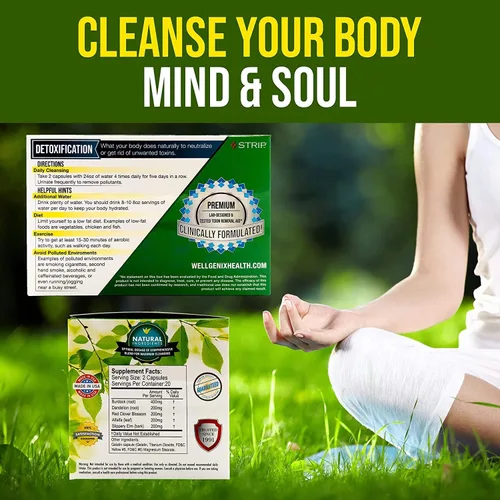 Miniatura 8 de Strip 5 Day Detox Cleanse - Limpieza completa del cuerpo Elimina toxinas e impurezas no deseadas - Apoyo de limpieza natural y saludable