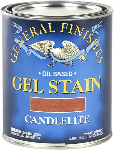 Miniatura 35 de General Finishes - Tinte en gel base de aceite, 1 cuarto de galón, cereza georgiana Georgian Cherry