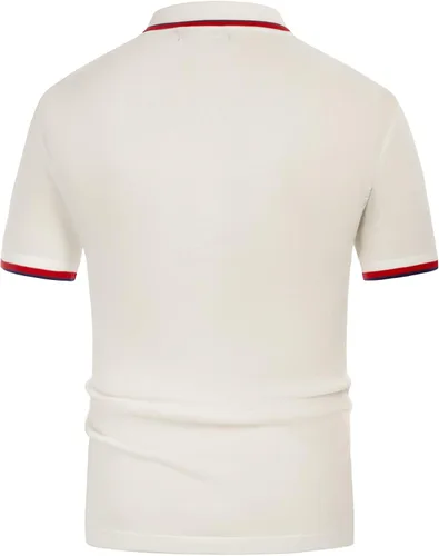 Miniatura 4 de PJ PAUL JONES Polo de punto para hombre, transpirable, con botones, para golf