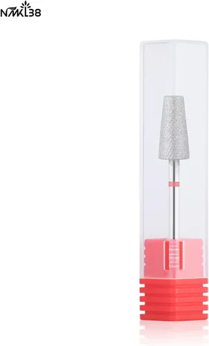 Miniatura 7 de Brocas de diamante de barril para uñas, cortador de fresado rotativo para cutículas, accesorios para máquinas de taladro de uñas (1D-F)