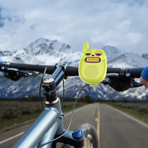 Miniatura 9 de Qniglo Walkie Talkies para niños recargables, paquete de 2, regalos de Navidad y cumpleaños, juguetes para niños y niñas de 3 a 12 años, walkie Azul