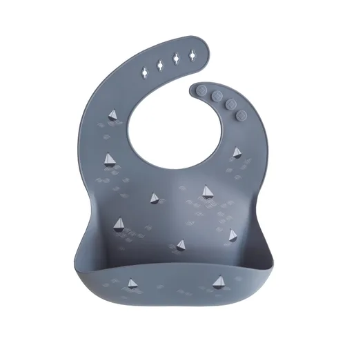 Miniatura 13 de Mushie - Babero de silicón para bebé, ajustable y resistente al agua (barro)