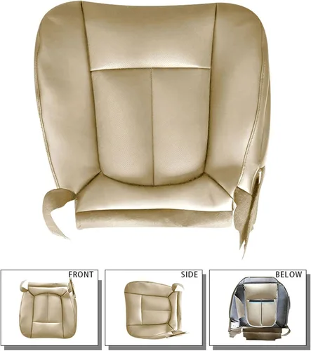 Miniatura 2 de AUTOKAY Cubierta de asiento de cuero perforada para Ford F150 Lariat 2011-2014