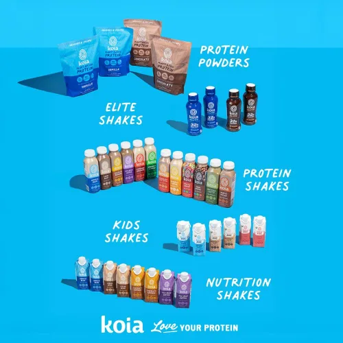 Miniatura 8 de Koia - Proteína en polvo a base de plantas, vainilla, 20 g de proteína, 3 g de azúcar, 6 g de fibra prebiótica, antes y después del entrenamiento