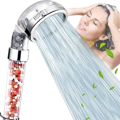 Miniatura 9 de NOSAME Cabezal de ducha, filtro de filtración de alta presión, ahorro de agua, 3 modos de función, pulverizador, cabezales de ducha de mano