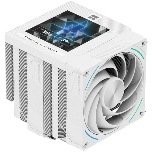 Miniatura 10 de Thermalright Phantom Spirit 120 Digital EVO Enfriador de aire para CPU, 7 tubos de calor, ventiladores PWM duales de 120 mm, cubierta superior