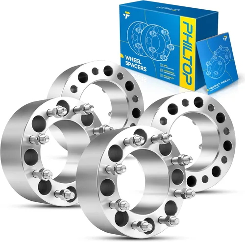 Miniatura 50 de PHILTOP Espaciador de rueda de 4 x 4 de 2 pulgadas, espaciadores de rueda centrados en las lengüetas para Polaris Trail Boss 330 2003-2013, Trail