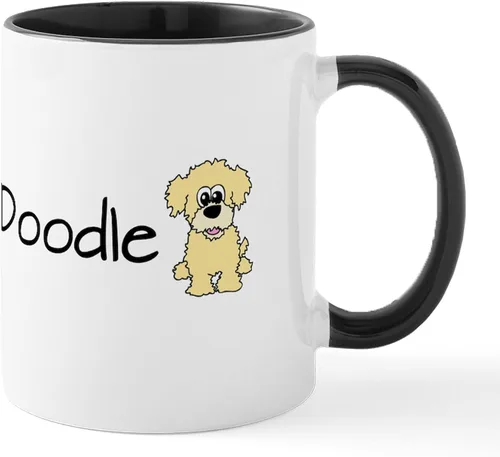 Miniatura 21 de CafePress I Love My Doodle Mugs - Taza de café de cerámica, taza de té, 11 onzas