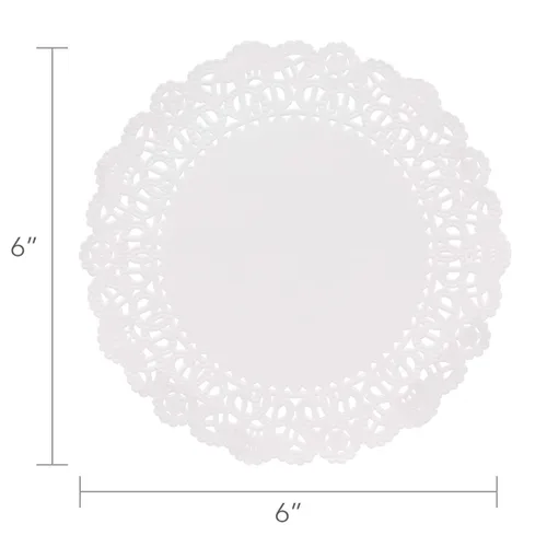 Miniatura 2 de Blondas, 4 pulgadas, 100 unidades, color blanco, Hygloss 10041, Blanco, 6 - pulgadas