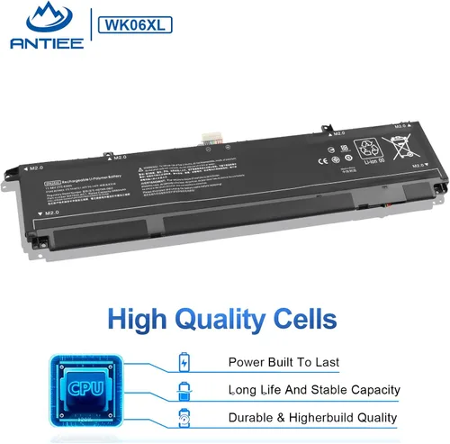 Miniatura 4 de ANTIEE WK06XL M41711-005 83Wh - Batería de repuesto para laptop HP Omen 16-B0xxx 16-B0000TX 16-B0047TX 16-C0167AX Omen 7 Plus 17-CK0xxx 17-CK0007NV