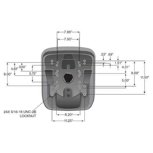 Miniatura 2 de Stens Asiento de respaldo alto 420-360, compatible con/reemplazo para Genie: 123137, John Deere: VG12160, Simplicidad: 1731999, 1731999SM, vinilo