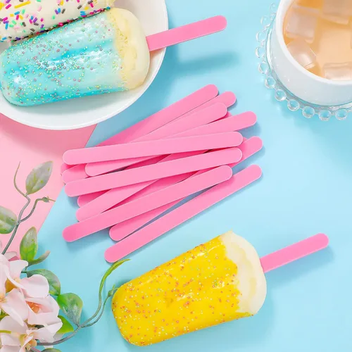 Miniatura 2 de 30 palitos de acrílico reutilizables para tartas, molde para tartas, espejo, palitos de helado, molde para tartas para el hogar, pasteles, dulces