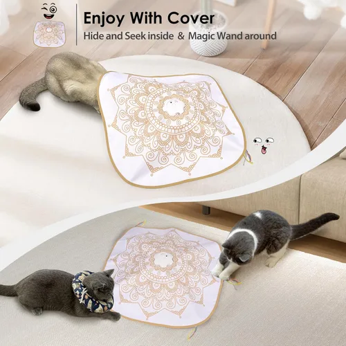 Miniatura 3 de ORSDA Juguetes para gatos de interior, juguetes interactivos 4 en 1 para gatos, juguete automático para gatos, juguete para gatitos, juguete