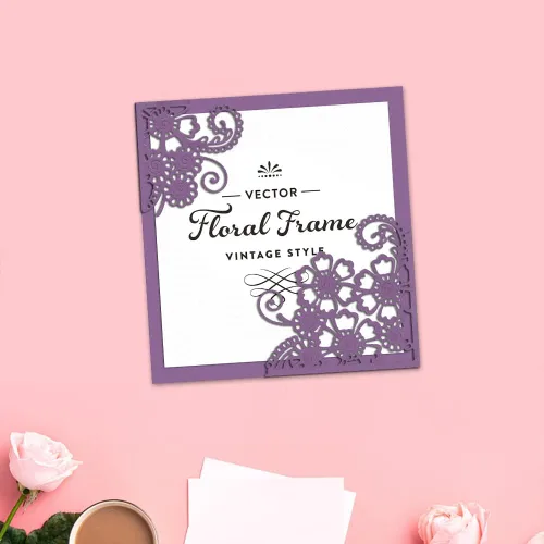 Miniatura 4 de Troqueles de flores de encaje de esquina para hacer tarjetas, decoración de fondo de flores, troqueles de corte para álbumes de recortes en papel