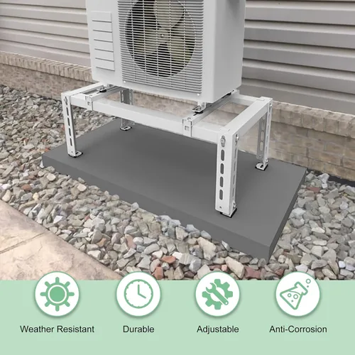 Miniatura 6 de Mini soporte de tierra dividido para aire acondicionado de 9,000 a 24,000 BTU, sistema de bomba de calor, soporte mini dividido ajustable resistente