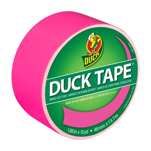 Miniatura 22 de Cinta adhesiva Duck Brand Duck de color, 4,78 cm x 13,7 m, 6 rollos, naranja neón (1265019_C)
