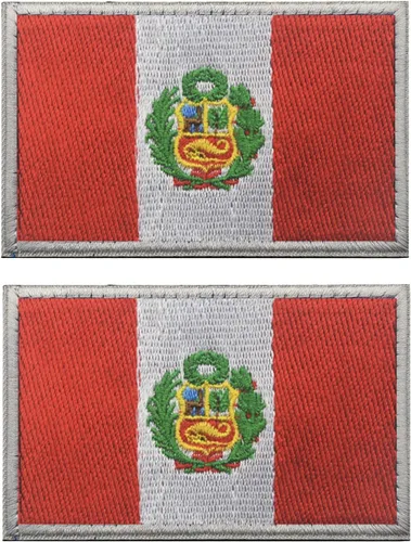 Miniatura 126 de 2 parches de bandera de Japón de AliPlus bordados tácticos militares moral parche apliques gancho y bucle