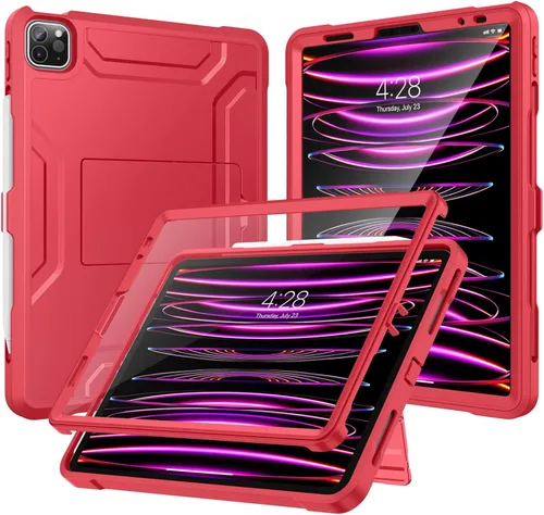Miniatura 9 de Soke Funda para iPad Pro de 11 pulgadas 2022/2021/2020/2018/iPad Air de 5ª/4ª generación, protector de pantalla integrado - Compatible con carga