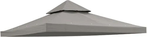 Yescom Toldo de repuesto para cenador UV30+ de 8 x 8 pies, color gris para tienda de campaña de patio y jardín de doble nivel Y0088T09 Beige
