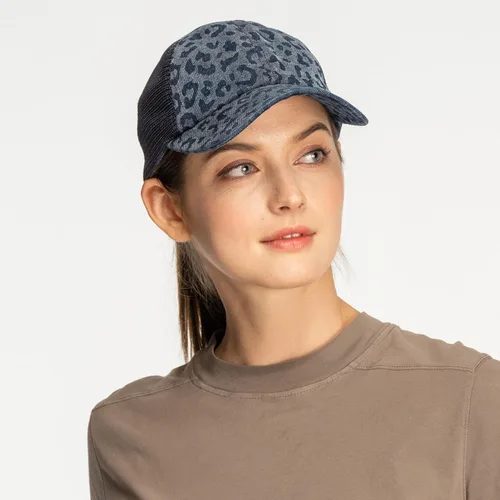 Miniatura 5 de C.C Ponytail Criss Cross Messy Buns Ponycaps Baseball Cap Dad Trucker Mesh Hat Distressed