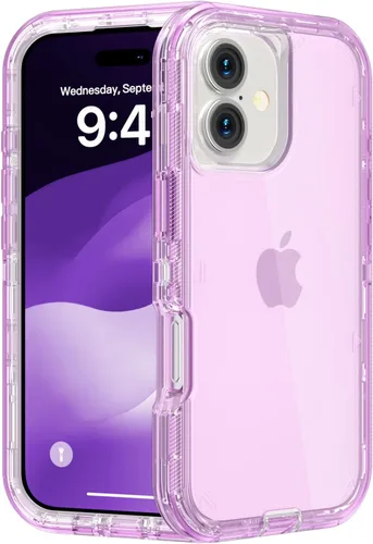 Miniatura 25 de Follaroma para iPhone 11, Funda Resistente a Prueba de Golpes, Protección Anti-Caída, Funda Protectora Transparente de Doble Capa Compatible