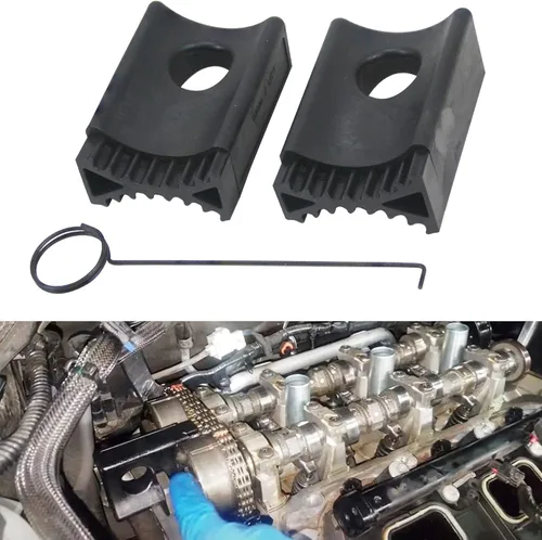 Miniatura 5 de Juego de herramientas de cadena de distribución Phaser de árbol de levas, 6 piezas, compatible con VW Chrysler, Jeep Dodge 3.6L, motor de repuesto