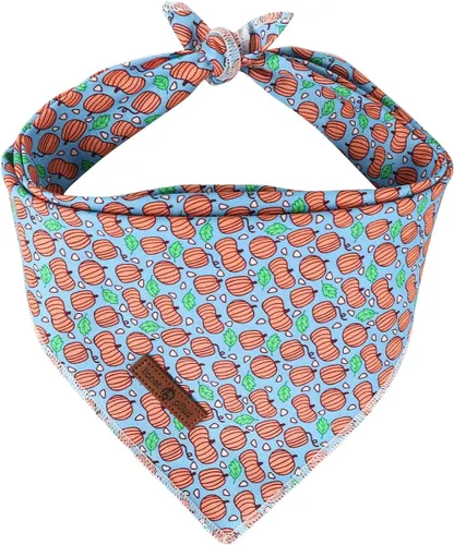 Miniatura 20 de Lionet Paws Bandana de Acción de Gracias para perro, lavable, de algodón, pañuelo triangular, pañuelo de pavo para perros pequeños, medianos