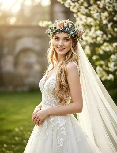 Miniatura 2 de Corona floral para mujer, diadema floral para el cabello, corona de flores, halo bohemio, fiesta, baile de graduación, fotos