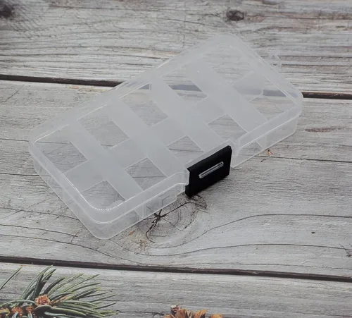 Miniatura 4 de Yansanido 4 piezas, 10 rejillas de 5 x 2.5 pulgadas, organizador ajustable pequeño extraíble de plástico con divisor, caja de almacenamiento